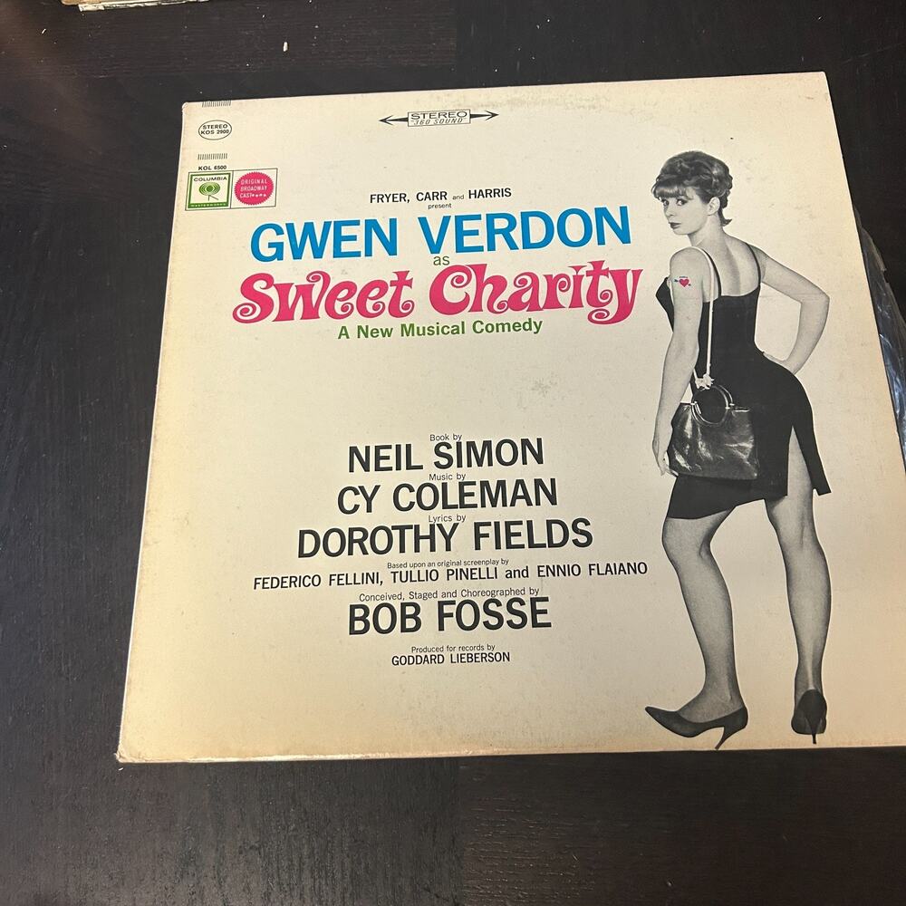 Gwen Verdon - Sweet Charity (A New Musical Comedy) - Vinyl LP Record - 1966